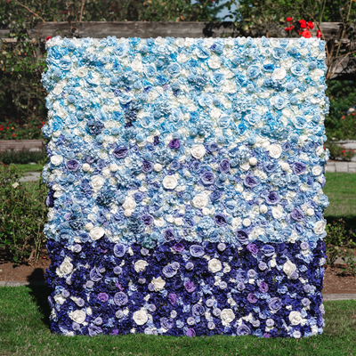 Blue ombré  Flowerwall  image 4