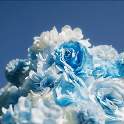 Blue ombré  Flowerwall  image 6